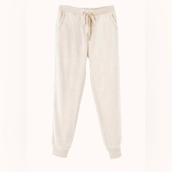 Z Supply Lazy Days Fleece Lounge Joggers Birch Size S Small NWT - Picture 4 of 8